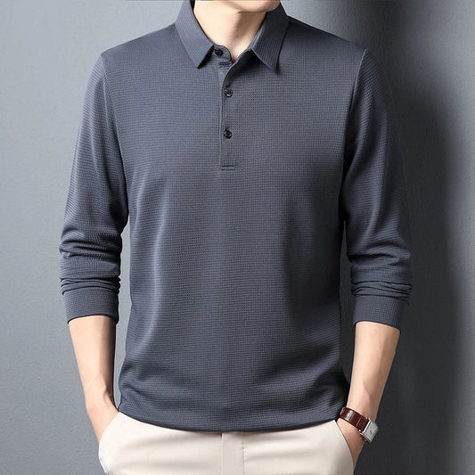 Polo básico de manga larga