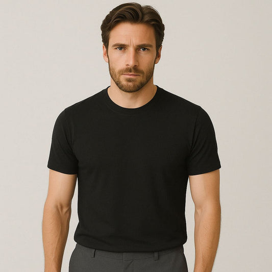 Kit 2 Camisetas de Algodón Egipcio 